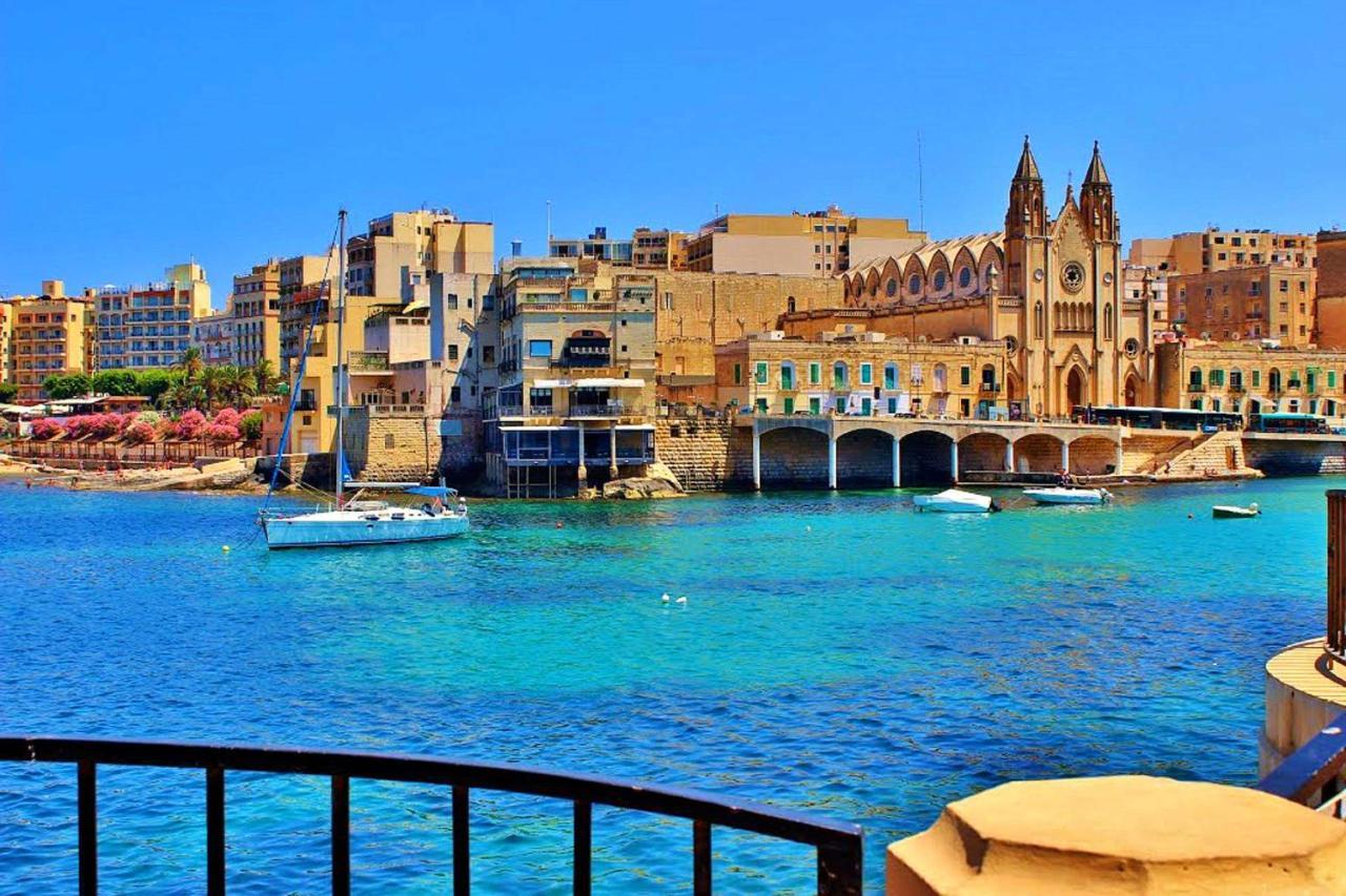 Picturesque Sliema Pad Steps From The Seafront Apartment Bagian luar foto